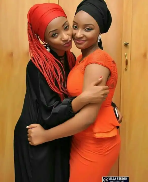 Cute Photos Of Expelled Hausa Actress, Rahama Sadau & Her Lookalike Sisters